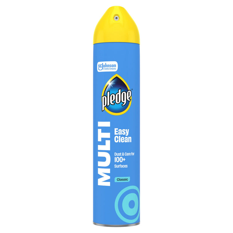 Pledge multi-surface aerosol cleaner classic 250 ml, imported from the UK