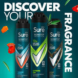 Sure antiperspirant deodorant Extreme Dry 250ml, imported from the UK