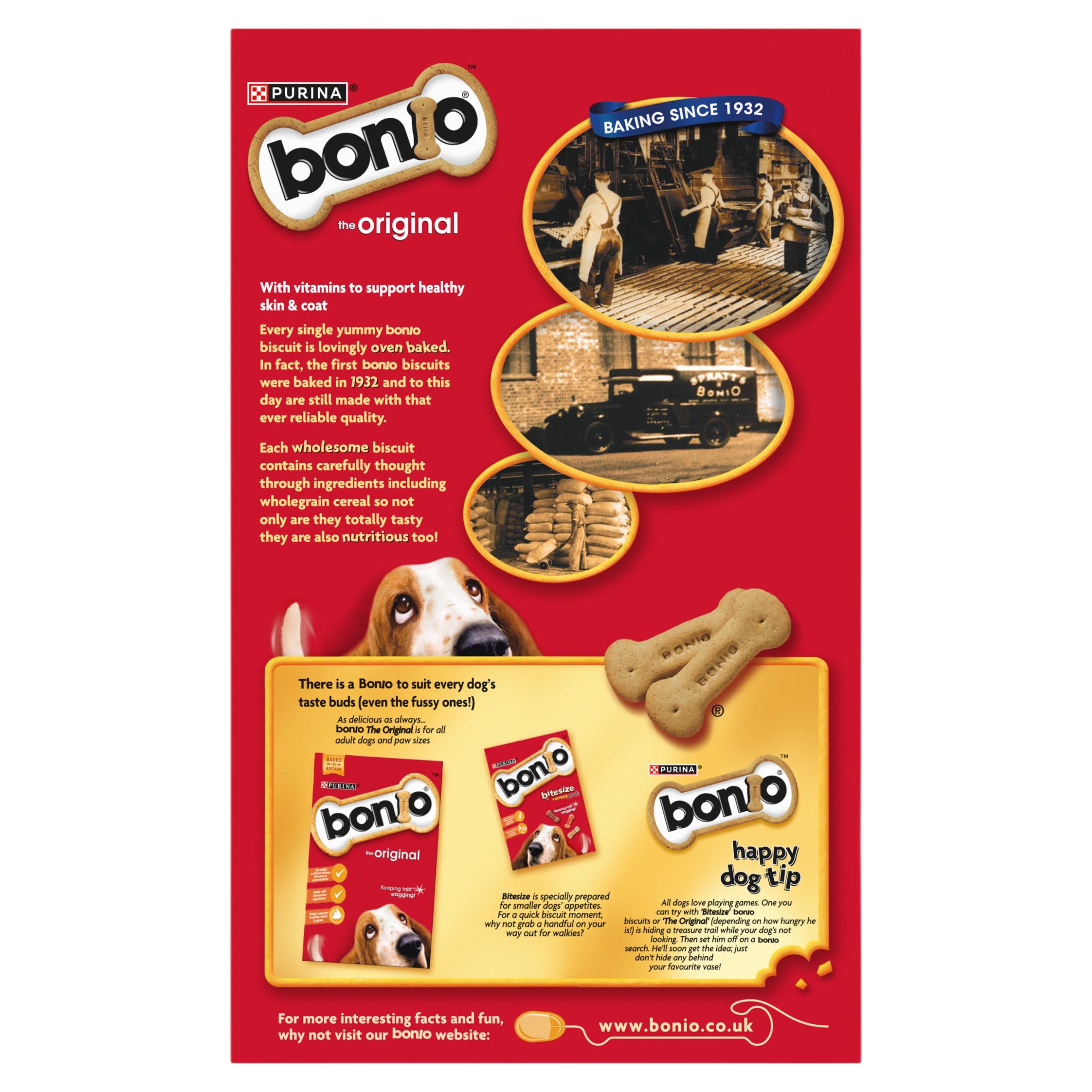 Bonio original dog biscuits 1.2kg - British product