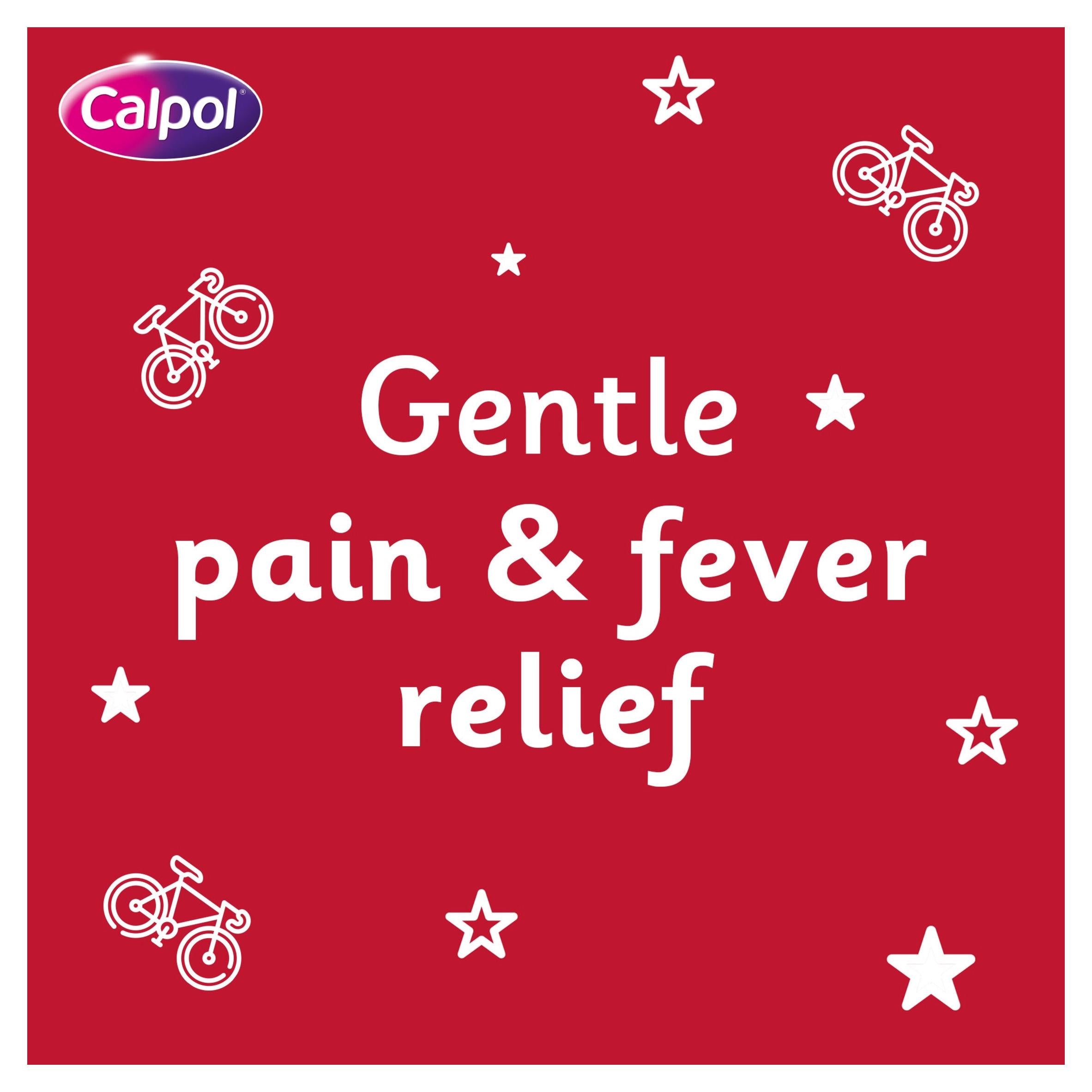 Calpol pain relief suspension strawberry sugar free 80ml - British product