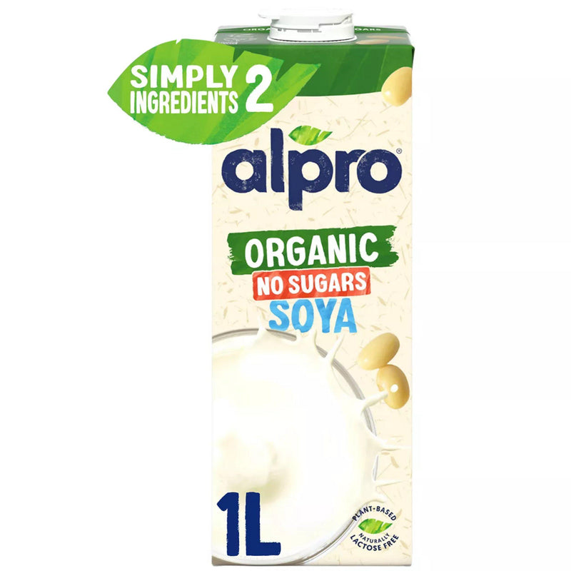 Alpro organic soya drink no sugars 1L, UK version