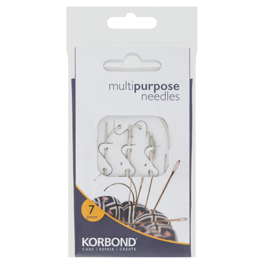 Korbond Care & Repair Multi-Purpose Needles 7 Pieces GOODS Sainsburys   