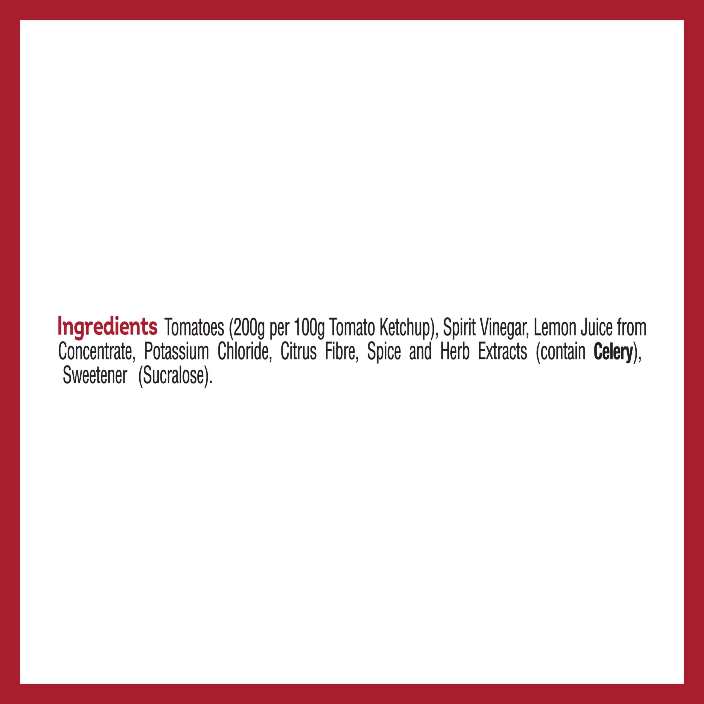 Heinz Tomato Ketchup zero added sugar and salt 800ml (British brand)