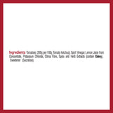 Heinz Tomato Ketchup zero added sugar and salt 800ml (British brand)