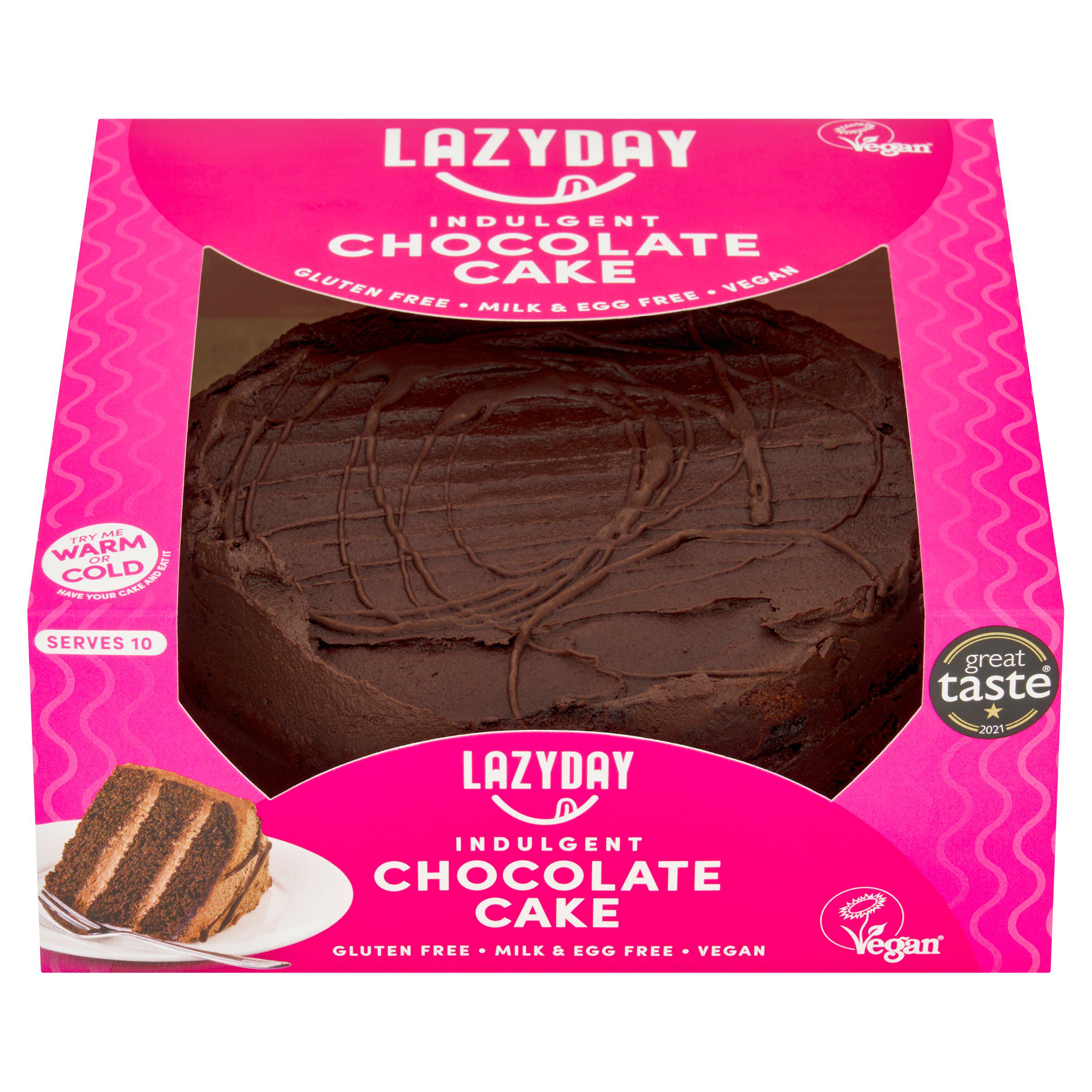 Lazyday gluten free chocolate cake 650g, imported from the UK