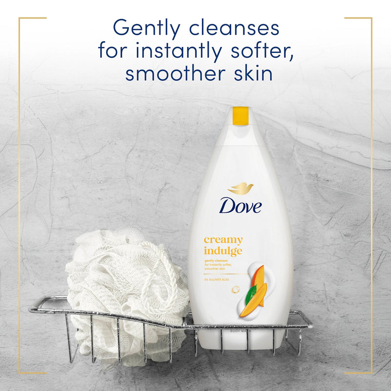 Dove body wash creamy indulge 450ml tropical floral scent, UK version