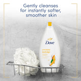 Dove body wash creamy indulge 450ml tropical floral scent, UK version