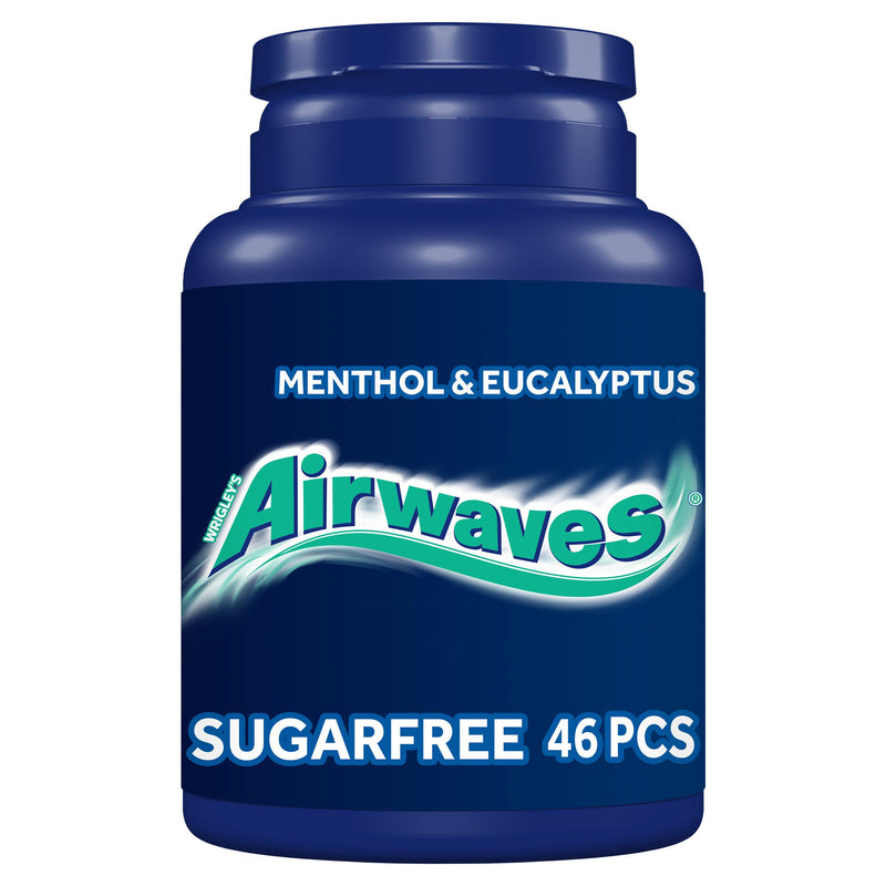 Airwaves sugarfree chewing gum bottle 64g, UK version