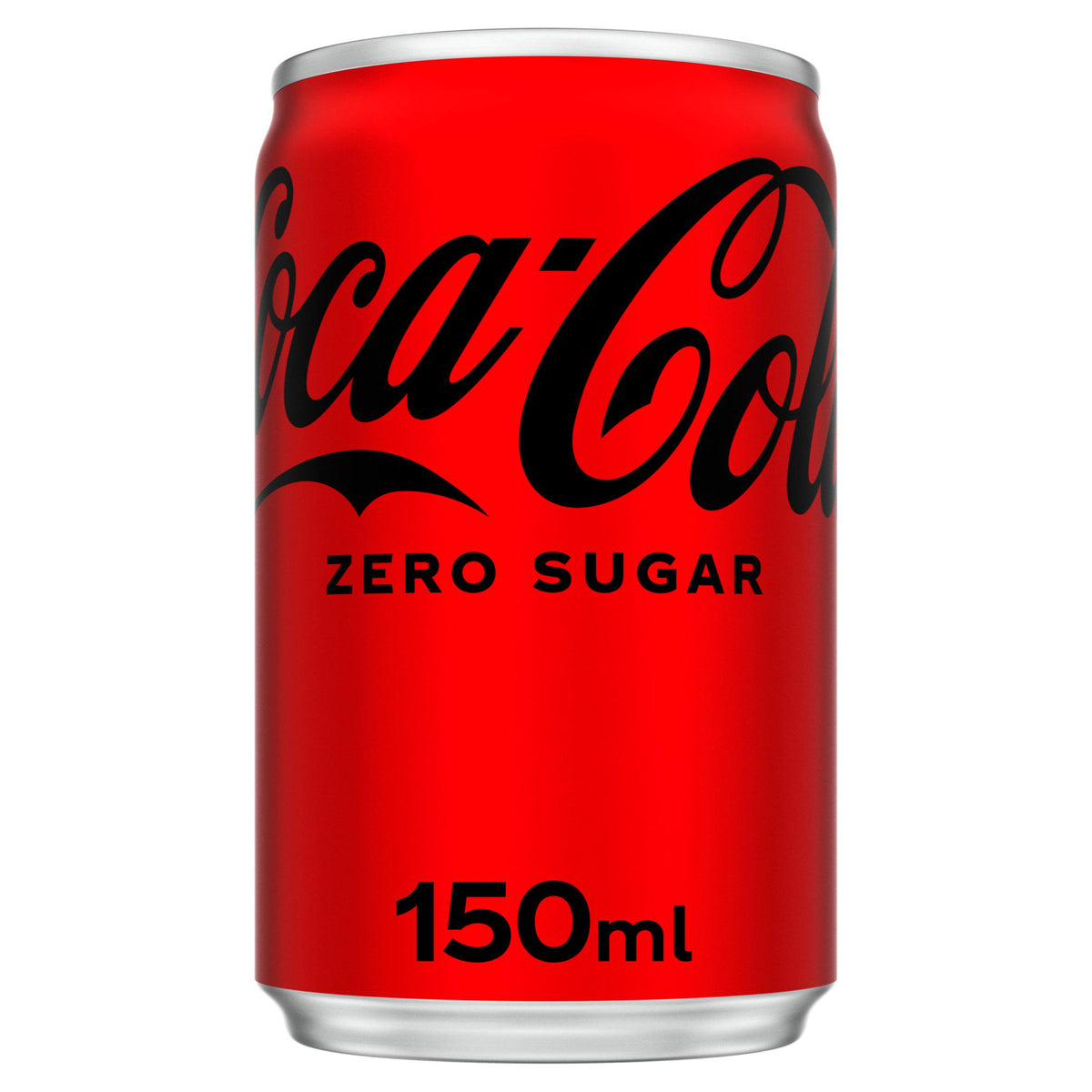 Coca-Cola cola soft drink Zero Sugar 150ml can (British brand)