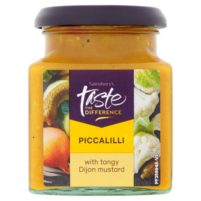 Sainsburys Sainsbury's Taste the Difference Piccalilli Pickled Relish 245g- Buy online at McGrocer