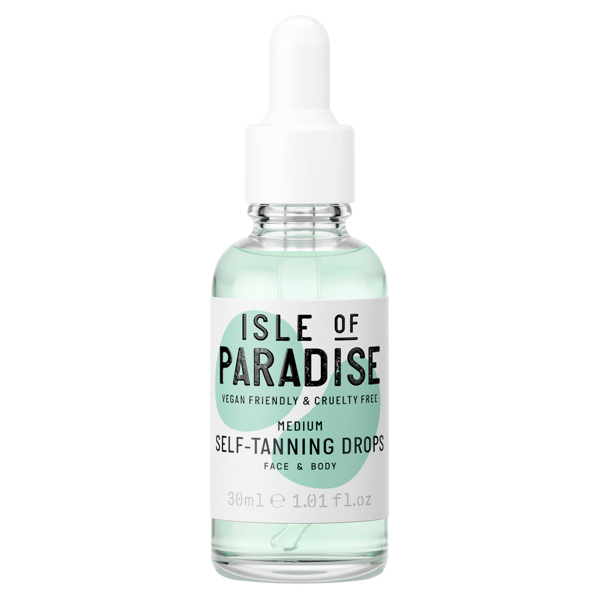 Isle of Paradise medium self tanning drops 30ml, imported from the UK