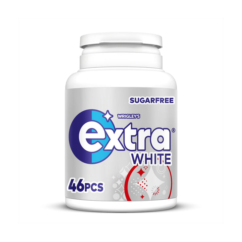 Extra White sugarfree gum 46 pieces, imported from the UK