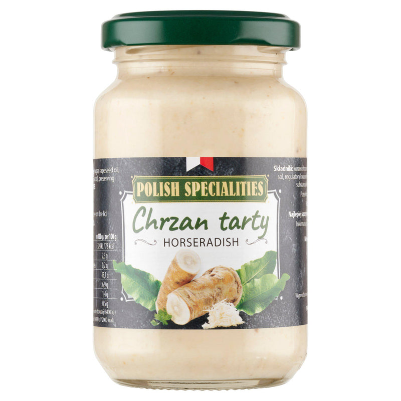 Polish Specialities horseradish condiment 170g, imported from the UK