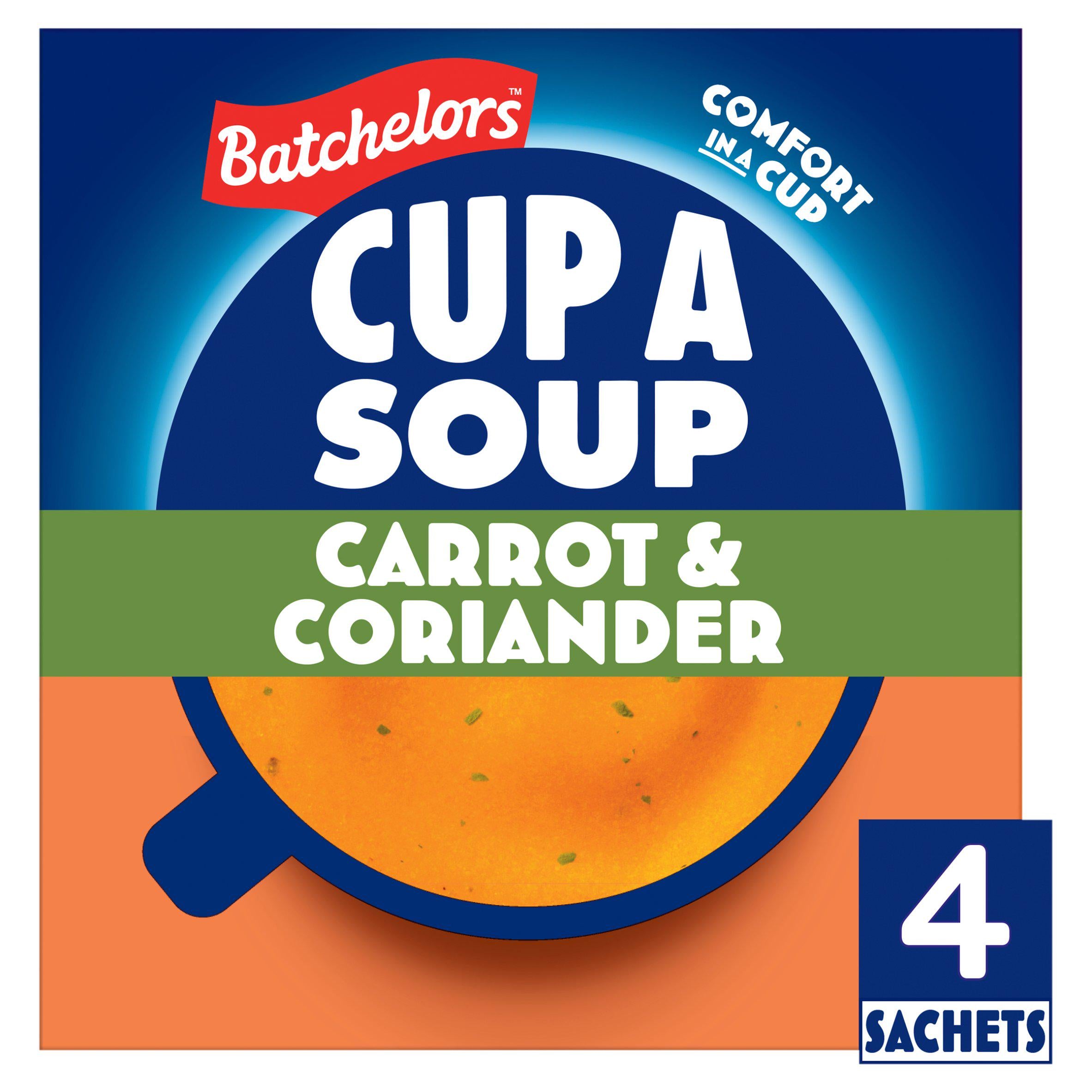 Batchelors Carrot and Coriander Cup a Soup 103g, imported from the UK