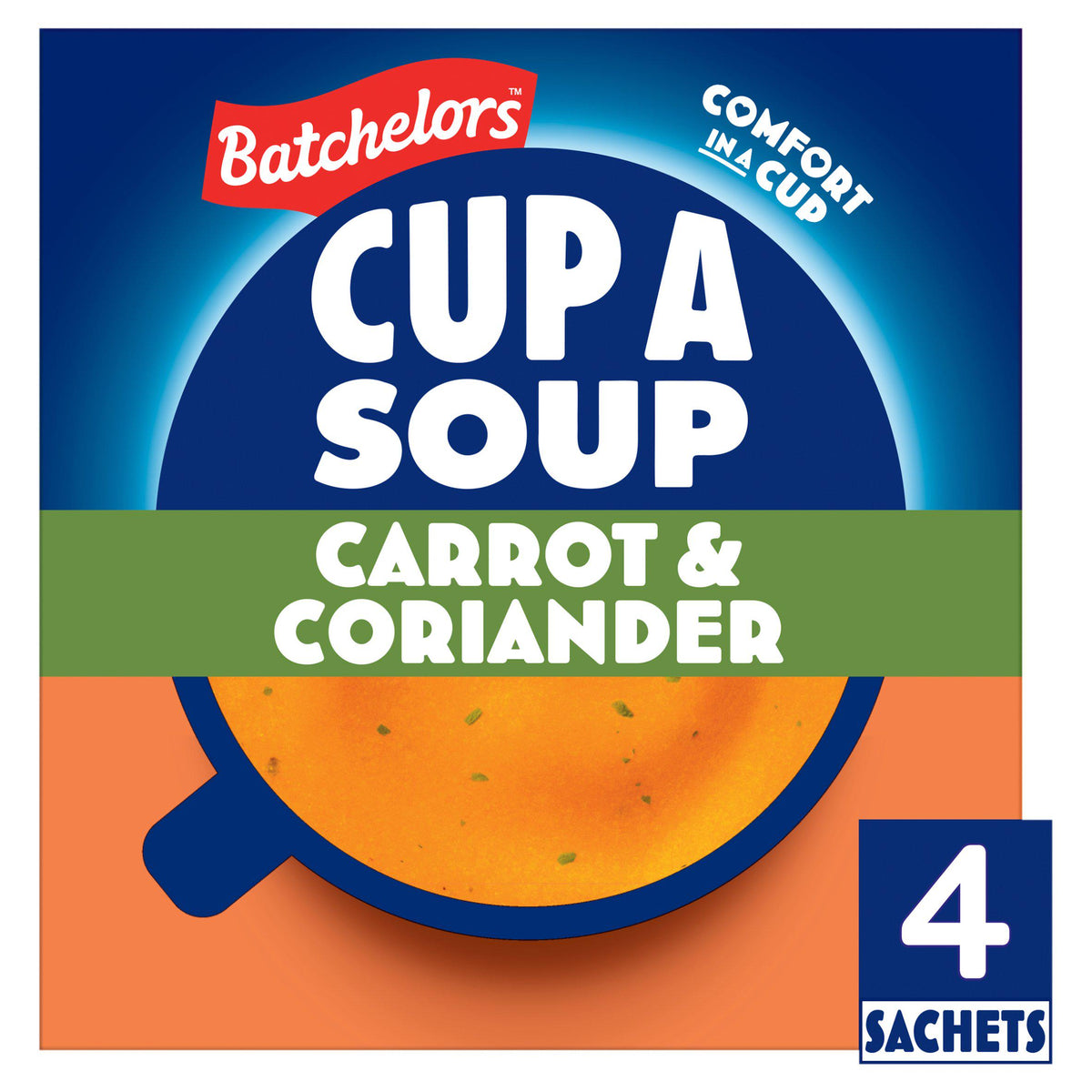 Batchelors Carrot and Coriander Cup a Soup 103g, imported from the UK