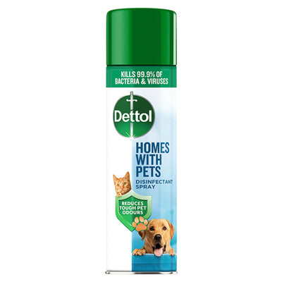 Sainsburys Dettol Homes with Pets Disinfectant Spray 300ml- Buy online at McGrocer