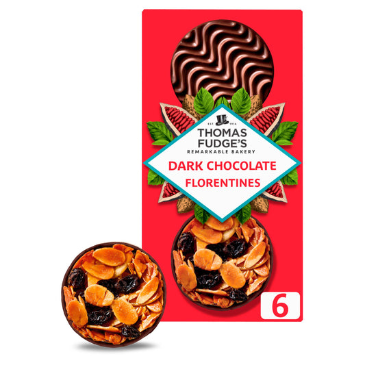 Thomas Fudge's Dark Chocolate Florentines GOODS Sainsburys   