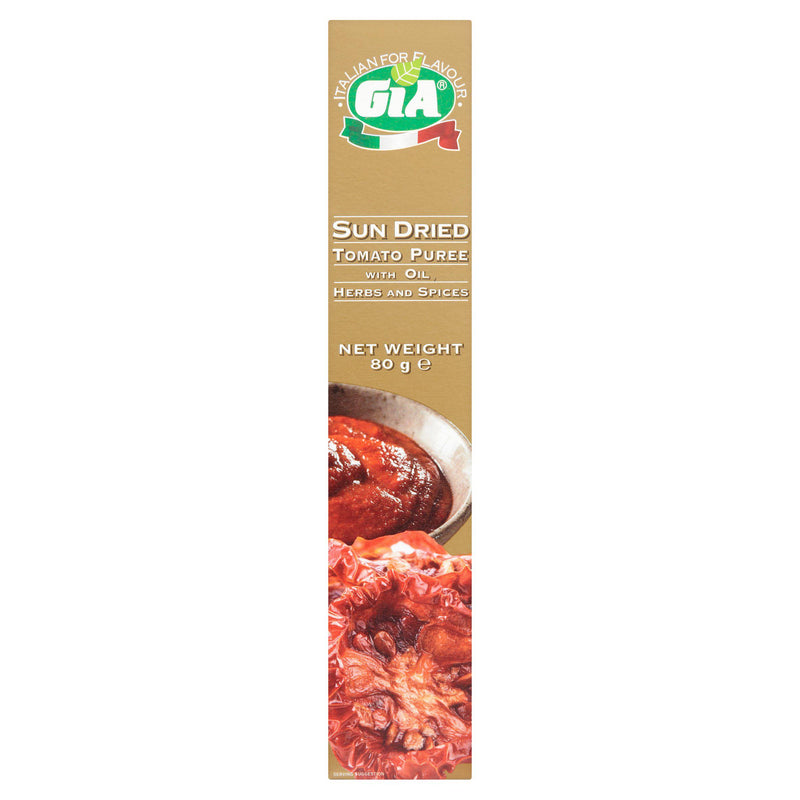 Gia sun dried tomato puree jar 70g, UK version