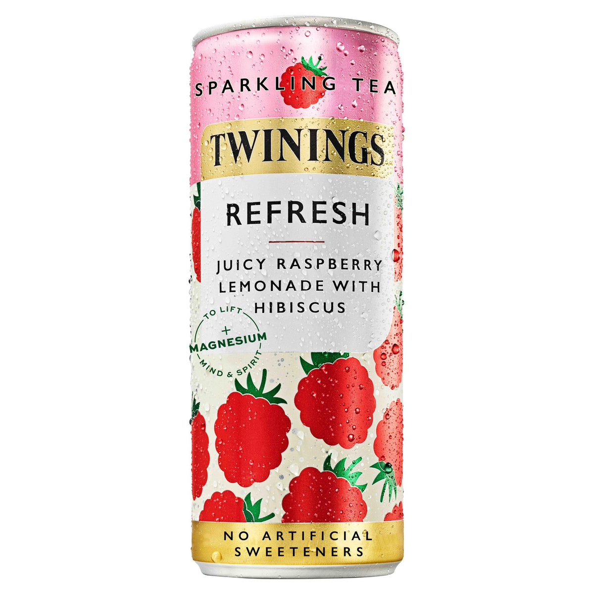 Twinings sparkling tea raspberry lemonade hibiscus 250ml, UK version