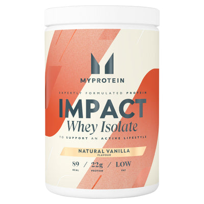 Sainsburys Myprotein Impact Whey Isolate Natural Vanilla Flavour 480g- Buy online at McGrocer