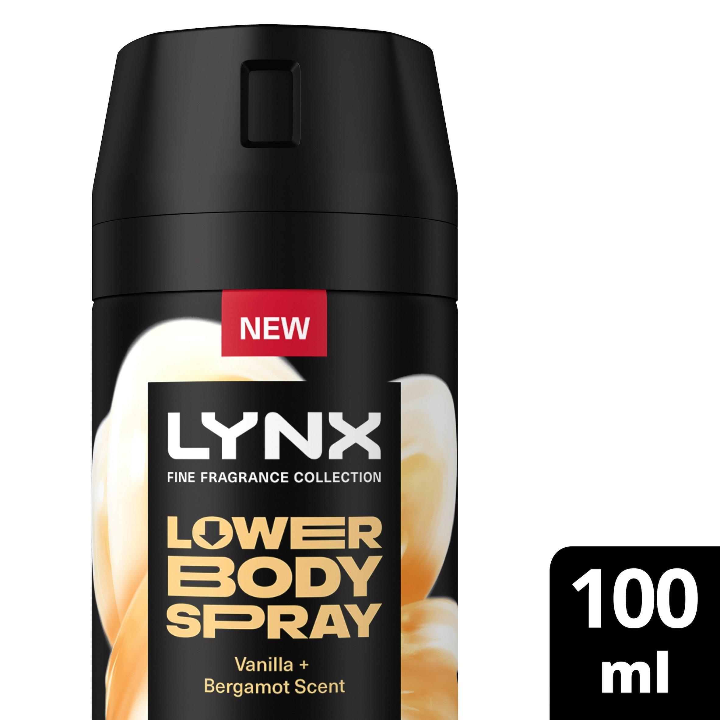 Lynx Vanilla Bergamot lower body spray 100ml - British product
