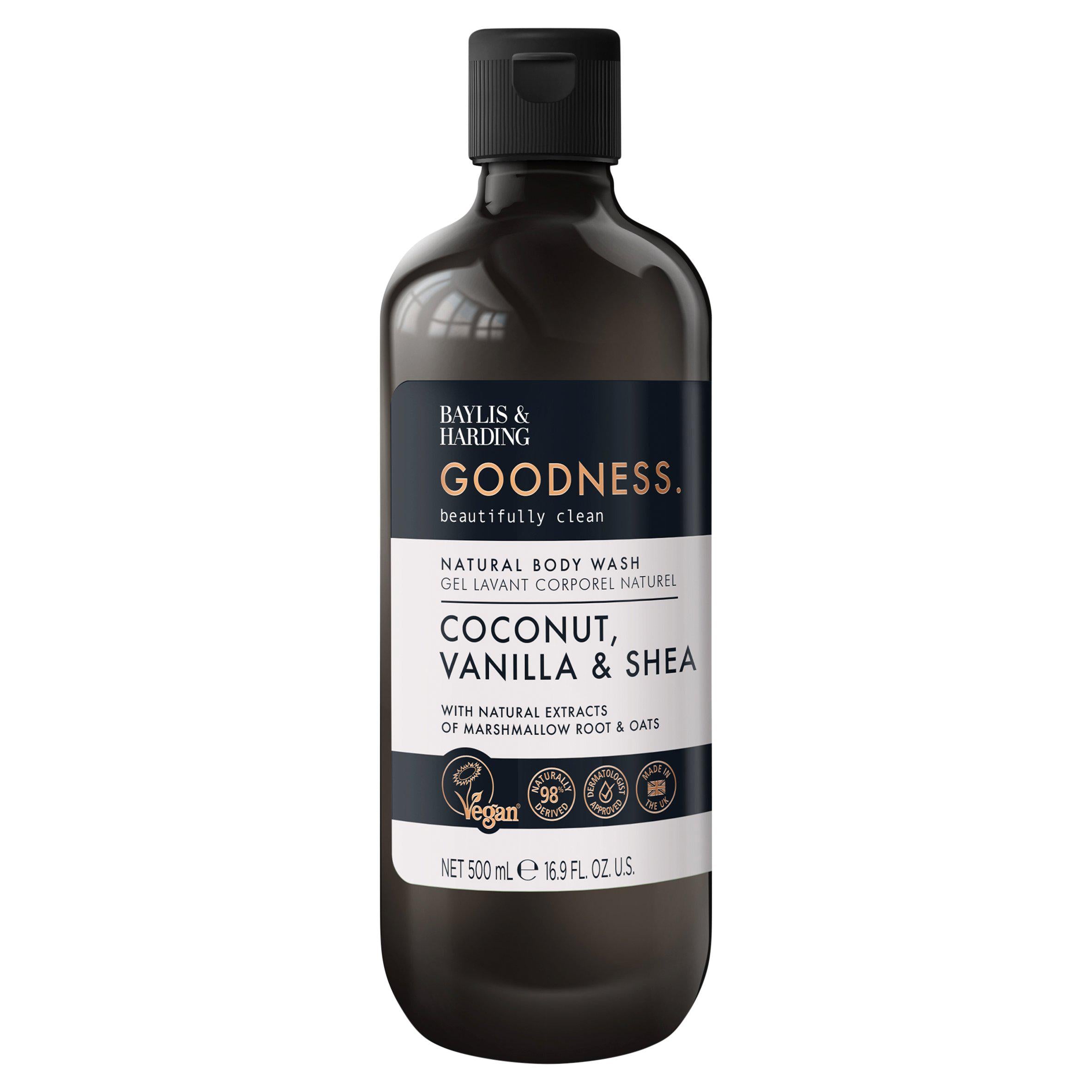 Baylis & Harding Coconut Vanilla Shea body wash 500ml - British product