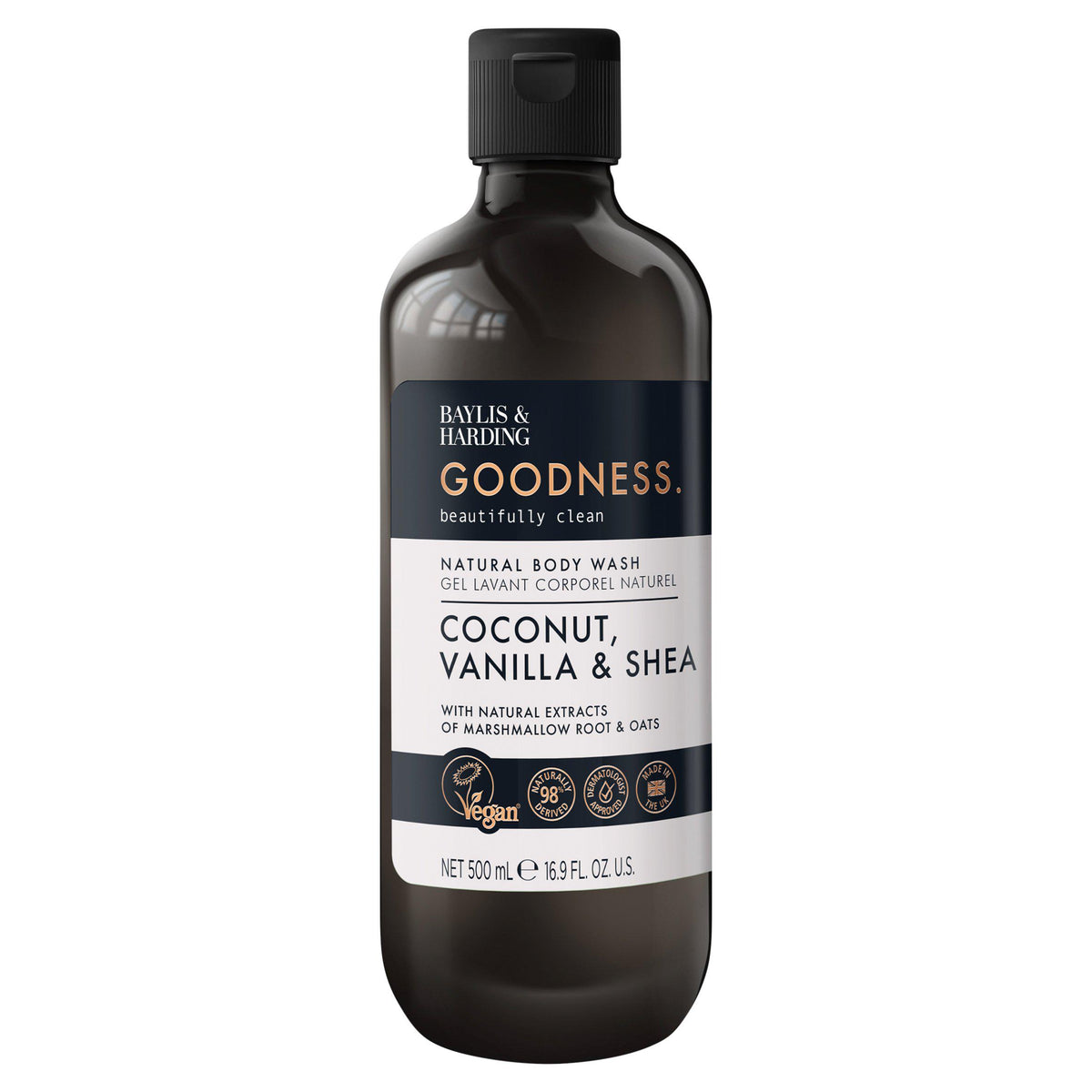 Baylis & Harding Coconut Vanilla Shea body wash 500ml - British product