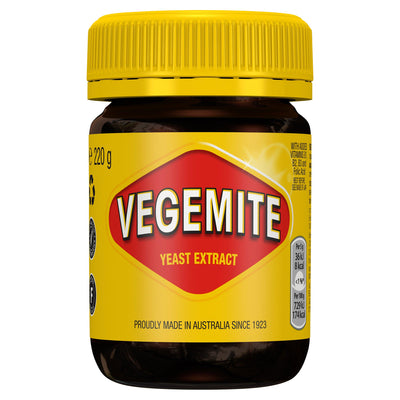 Sainsburys Vegemite Yeast Extract Spread British Bread Toast 220g- Buy online at McGrocer