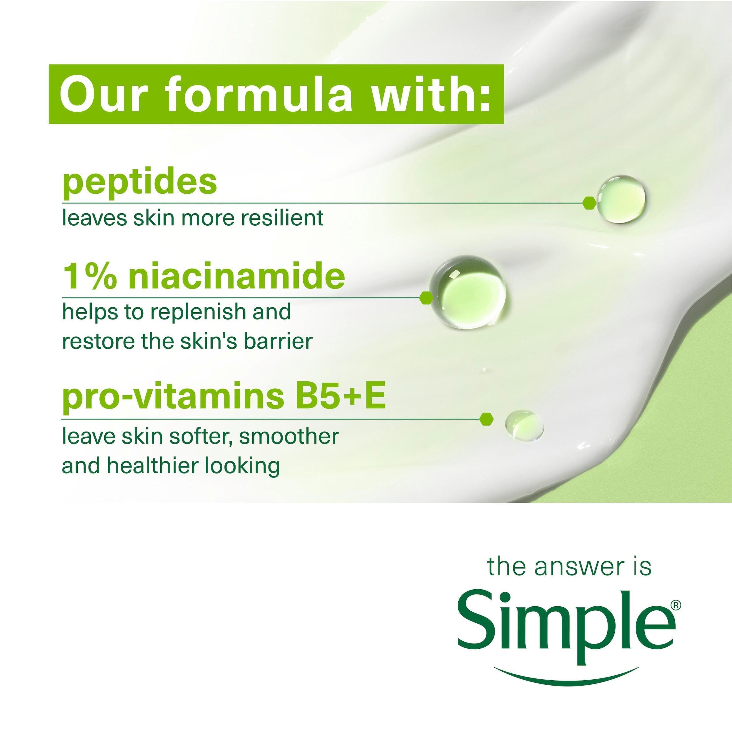 Simple Hydrating Moisturiser 125ml for dry sensitive skin, imported from the UK
