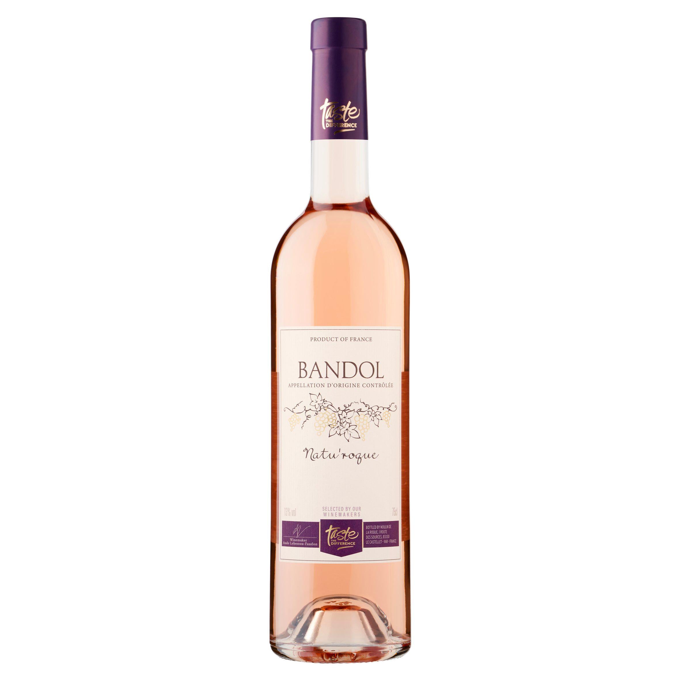 Sainsbury's Taste the Difference Bandol rosé wine 75cl - British product