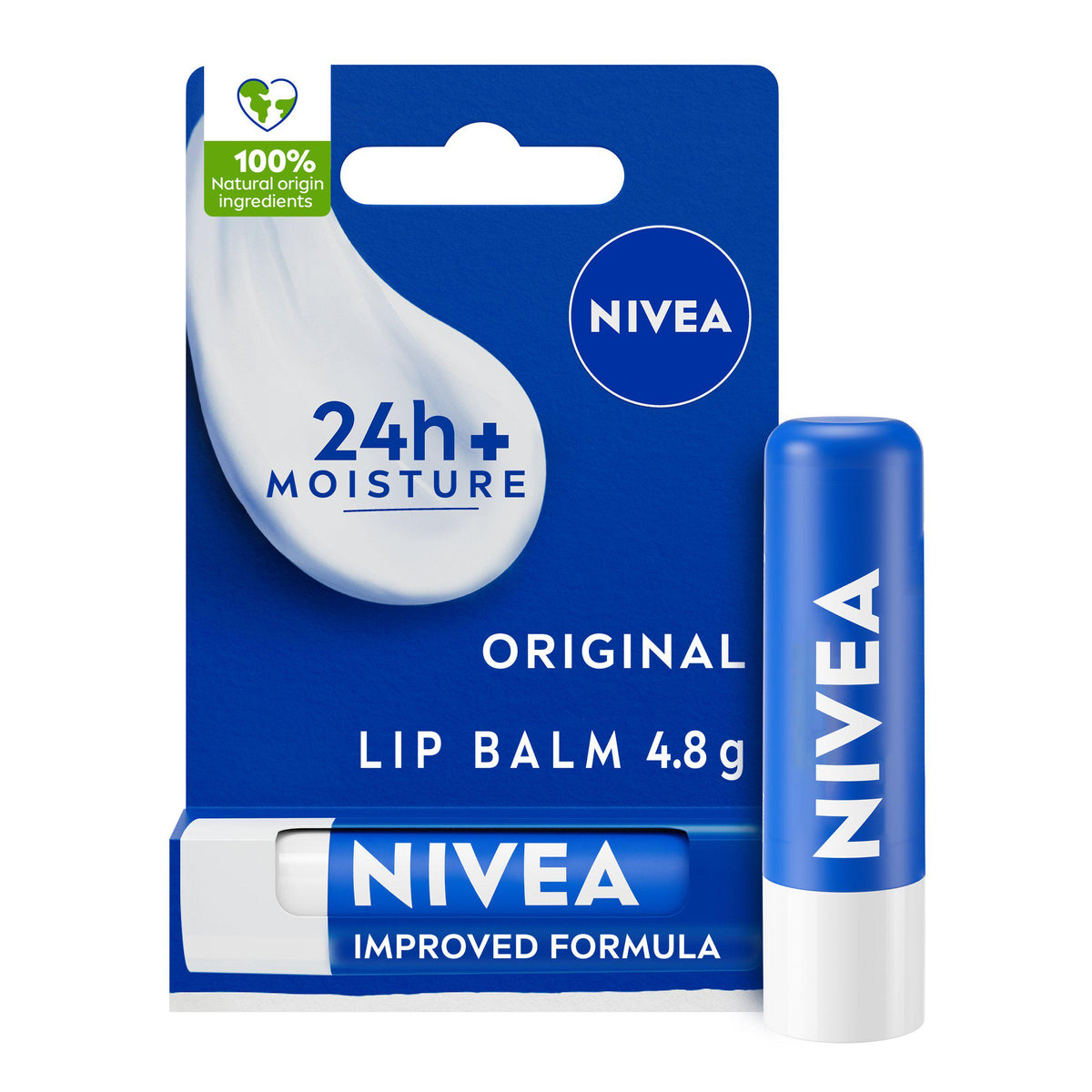 Nivea lip balm original care 4.8g - British product