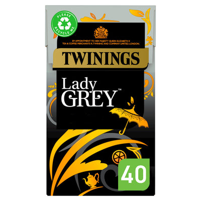 Sainsburys Twinings Lady Grey Plant Based Tea Bags 100g- Buy online at McGrocer