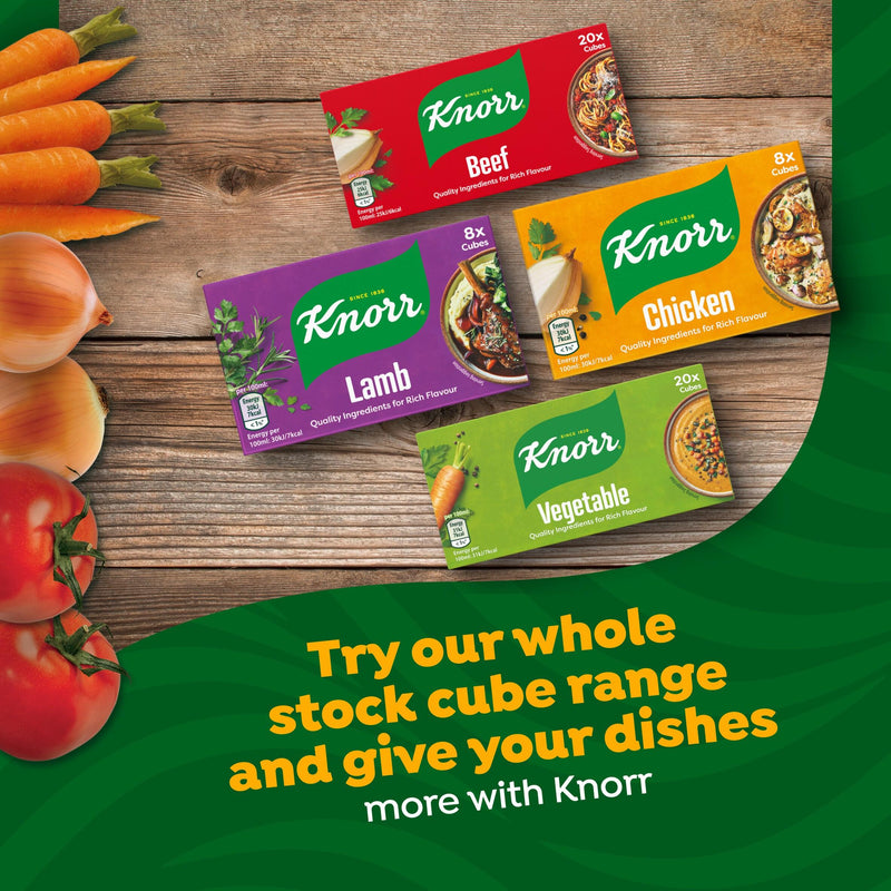 Knorr beef stock cubes 8x10g (British brand)