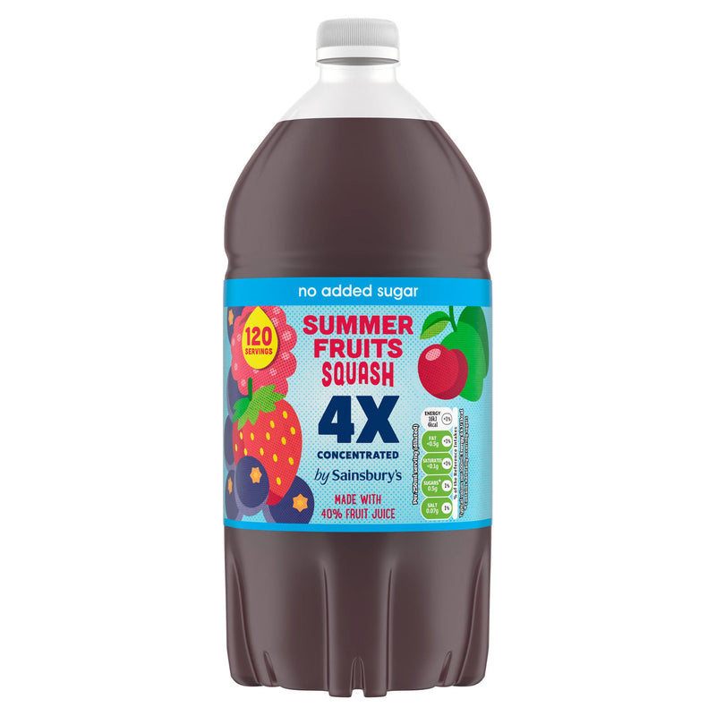 Sainsbury's summer fruits squash 1.5L - British product