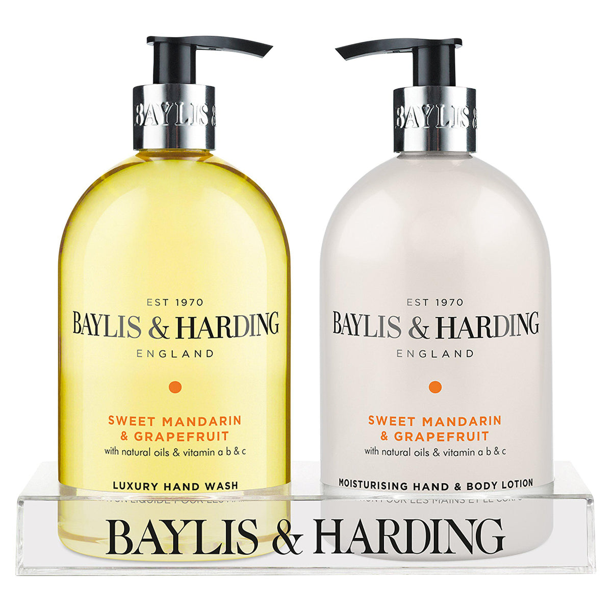 Baylis & Harding Sweet Mandarin Grapefruit hand wash and lotion gift set (British brand)