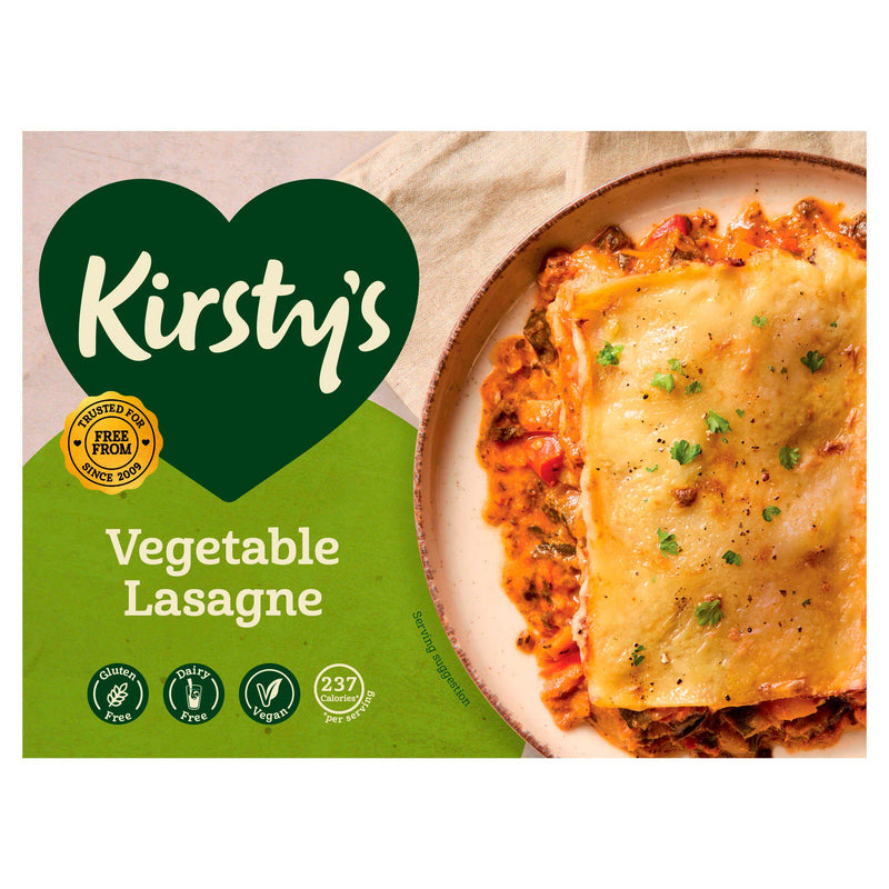 Kirsty's gluten free Vegetable Lasagne 325g (British brand)