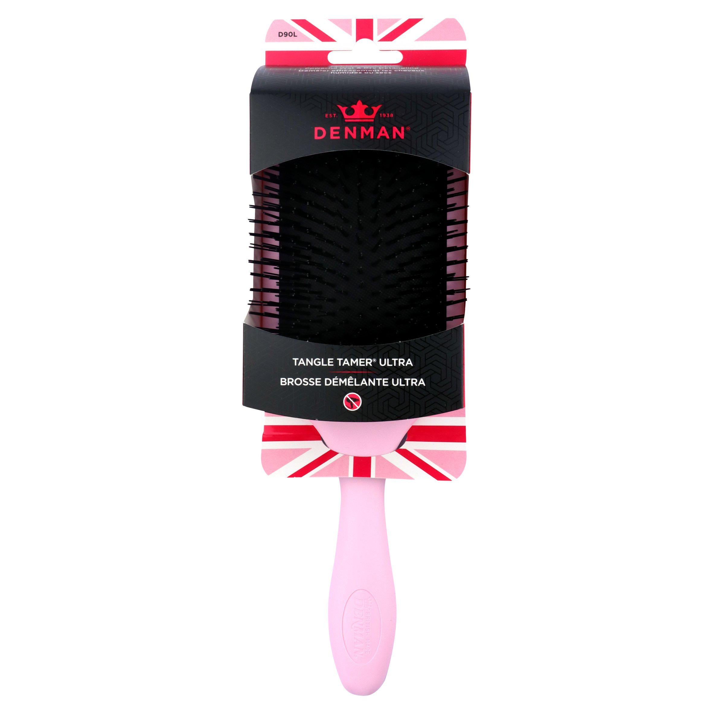 Denman Ultra Detangler Pink Crush hairbrush, UK version