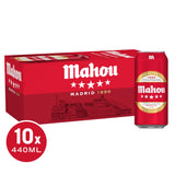 Mahou Lager Beer Fridge Pack 10 x 440ml, imported from the UK