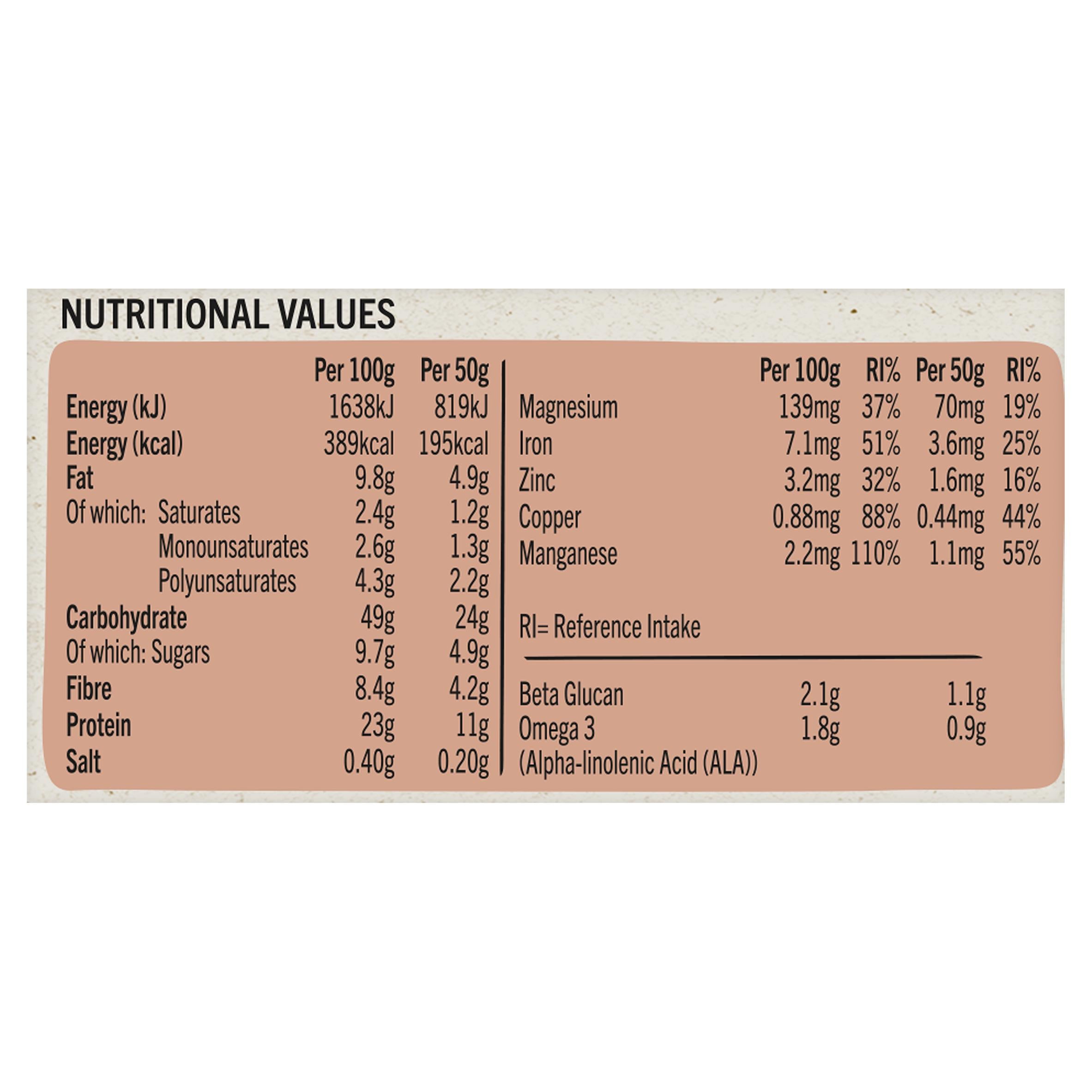 Linwoods chocolate flavour protein overnight oats 300g, imported from the UK