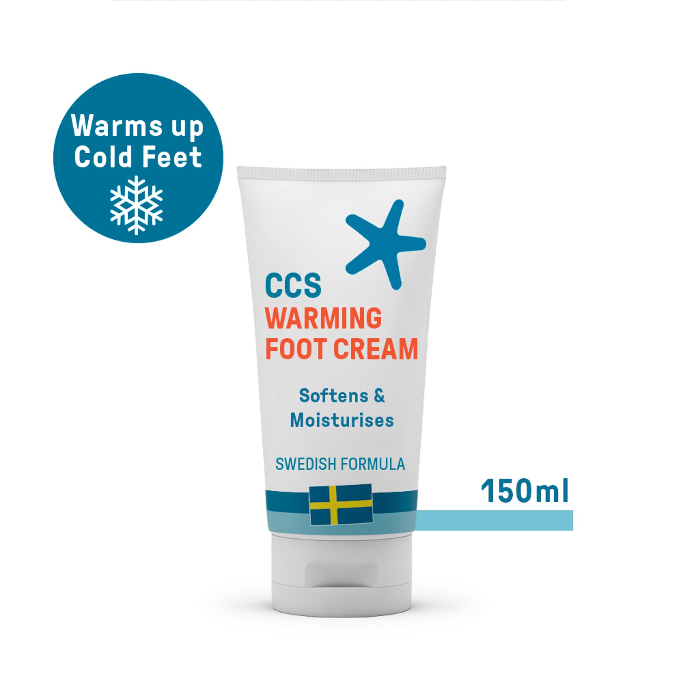 CCS warming foot cream 150ml for feet care - British product