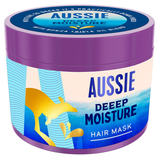 Aussie Deeep Moisture Hair Mask Vegan Hair Treatment 450ml GOODS Sainsburys   