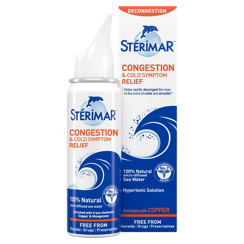 Stérimar congestion relief nasal spray 50ml (British brand)