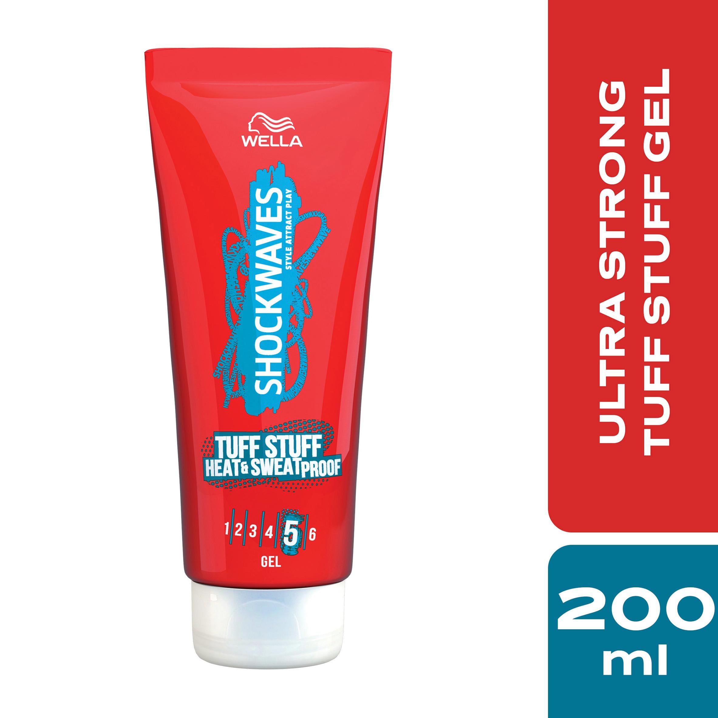 Wella Shockwaves Tuff Stuff hair gel 200ml (British brand)
