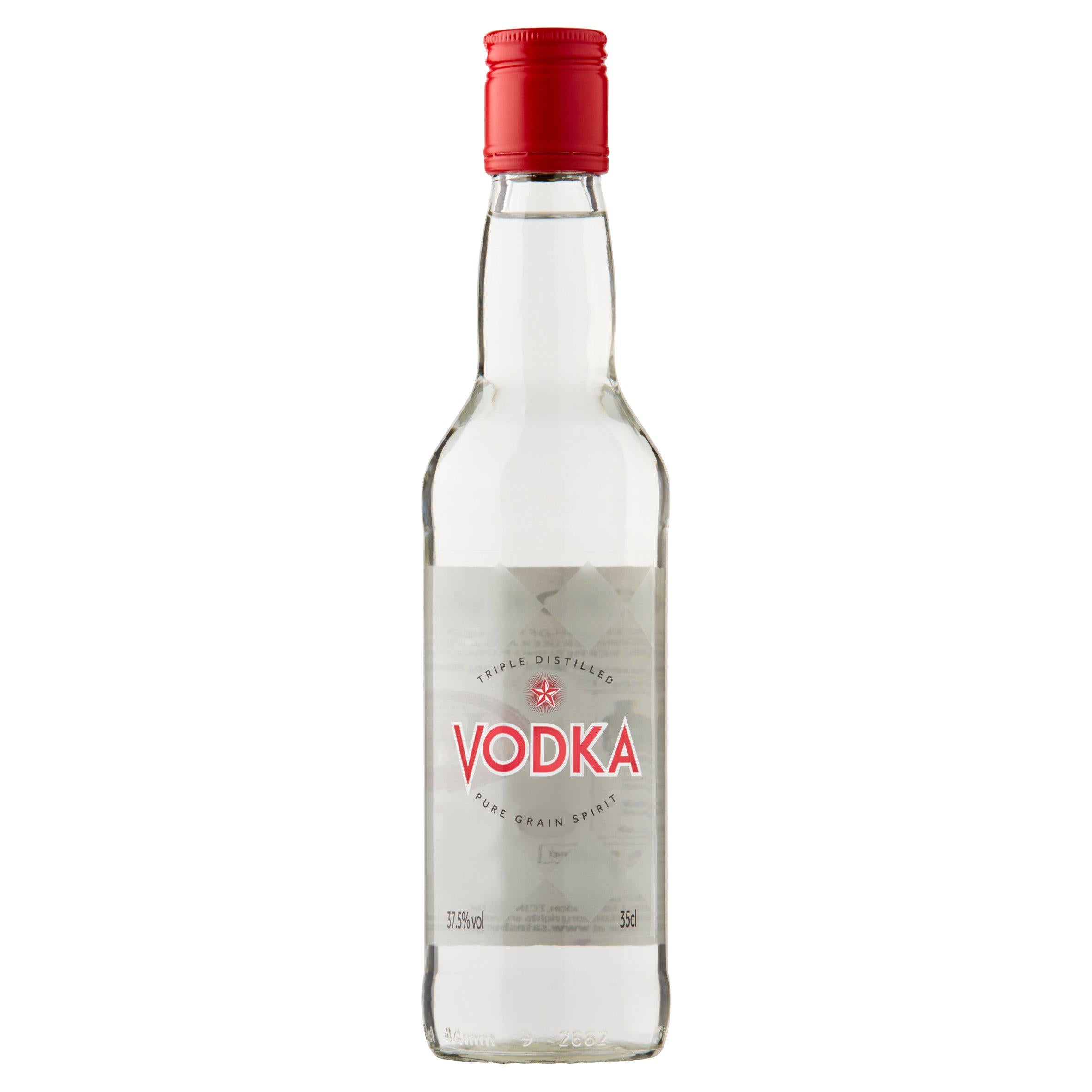 Sainsbury's triple distilled British vodka 35cl, UK version
