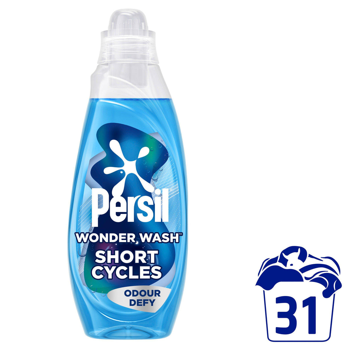 Persil Wonder Wash bio laundry detergent 837ml (British brand)