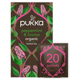 Pukka Peppermint & Licorice Tea Bags x20 GOODS Sainsburys   