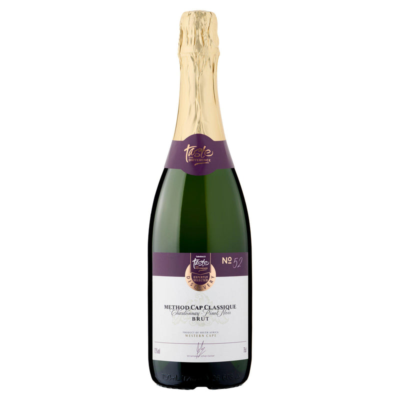 Sainsbury's Cap Classique Brut sparkling wine 75cl - British product