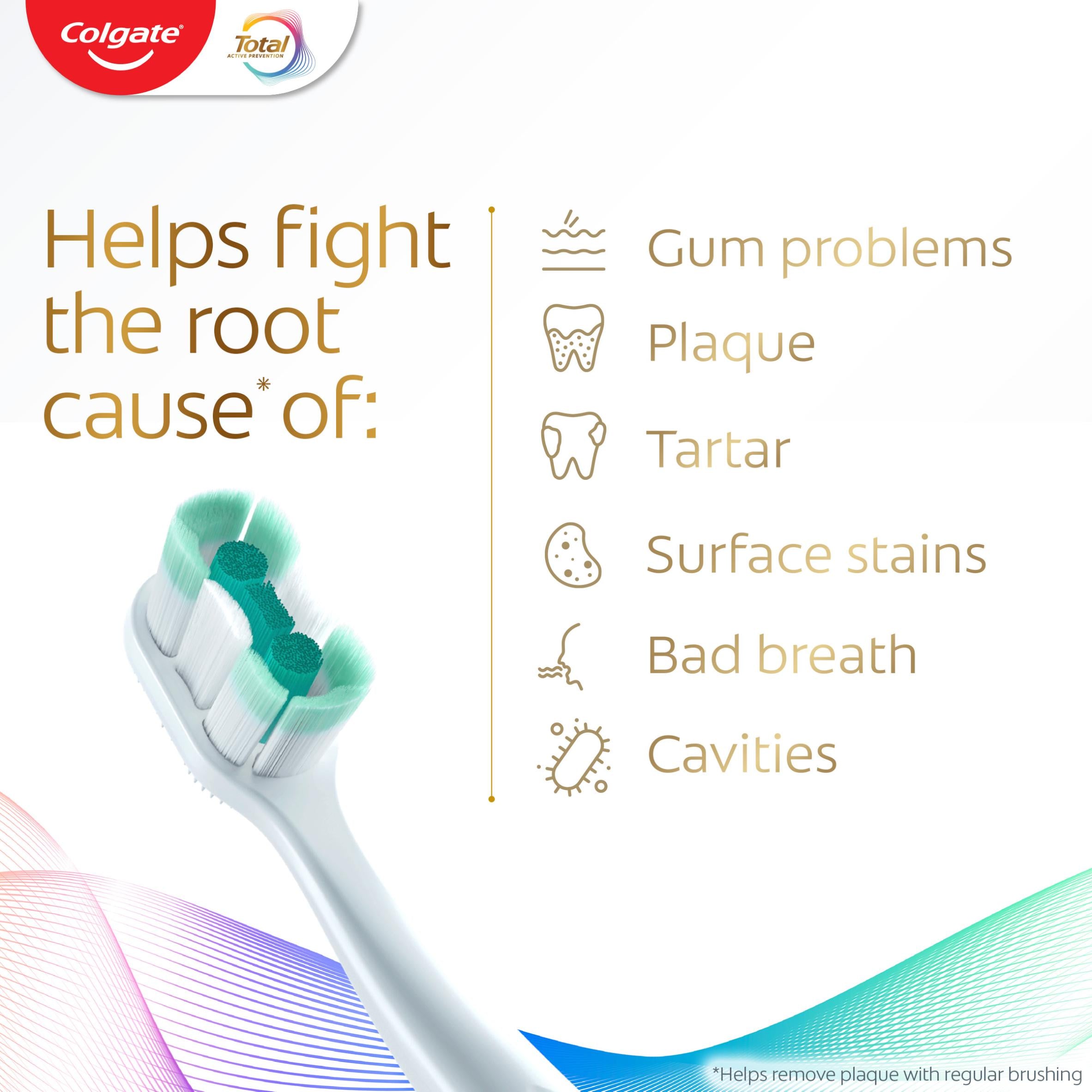 Colgate Total Foaming Clean toothbrush, UK version