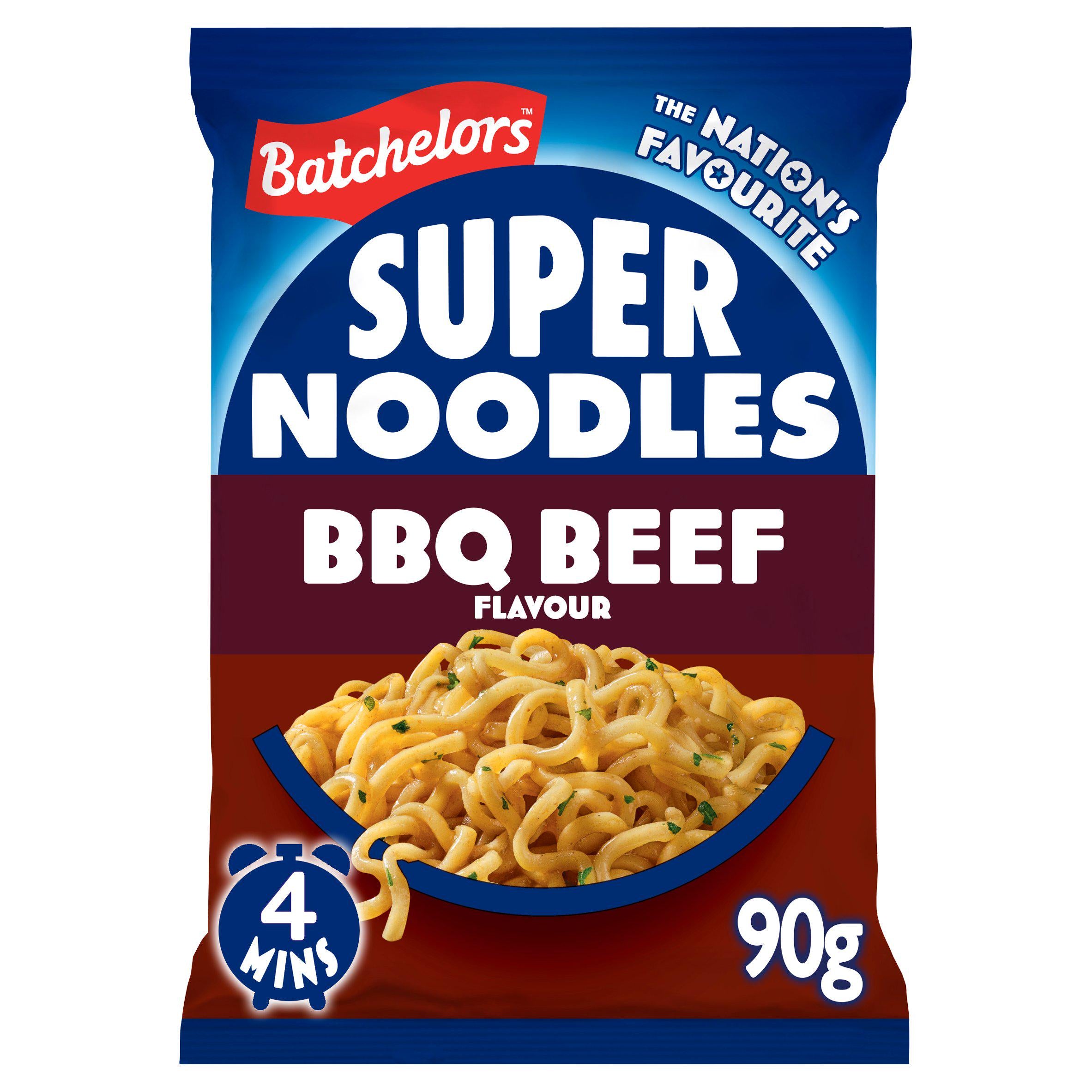 Batchelors Super Noodles BBQ Beef 90g - British product