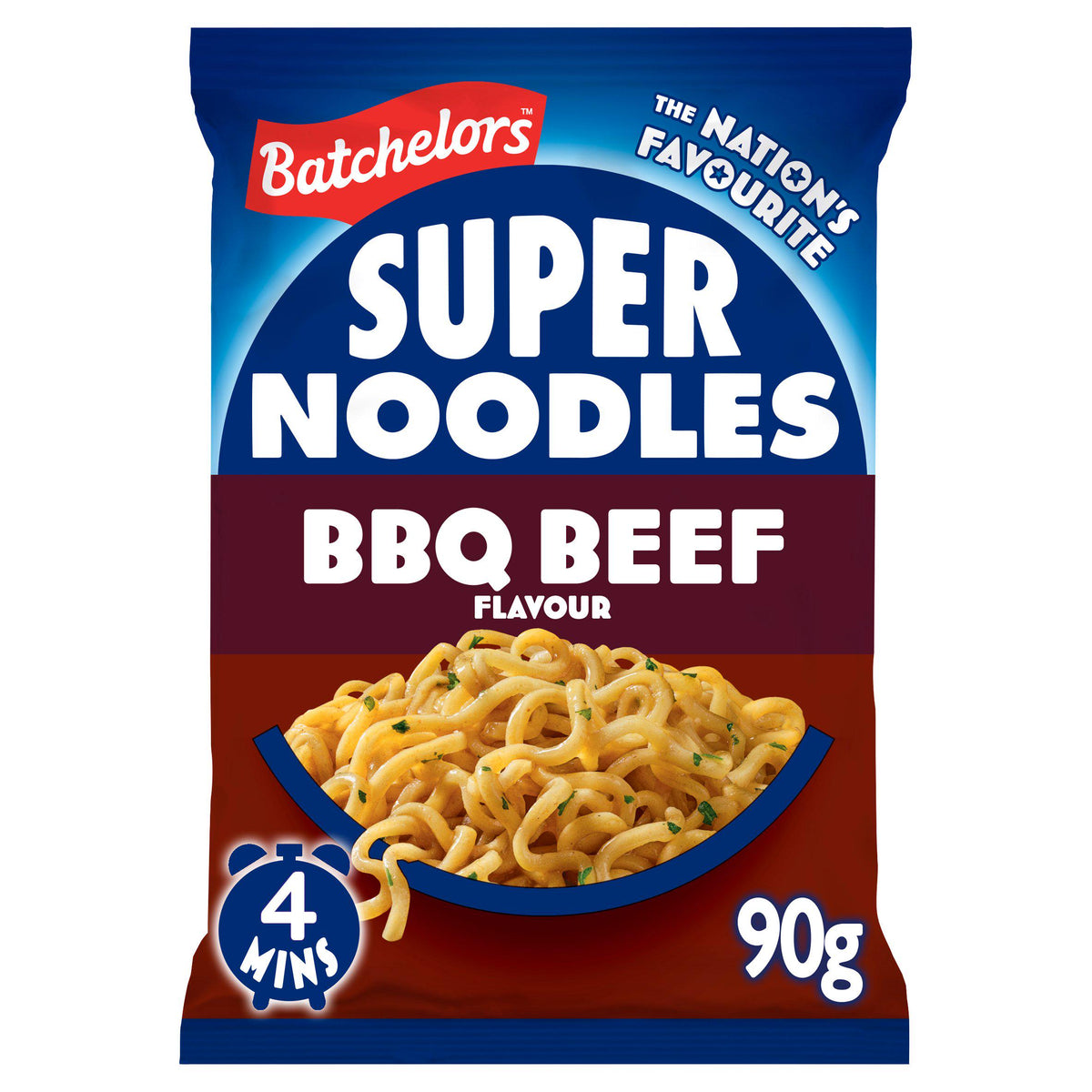 Batchelors Super Noodles BBQ Beef 90g - British product